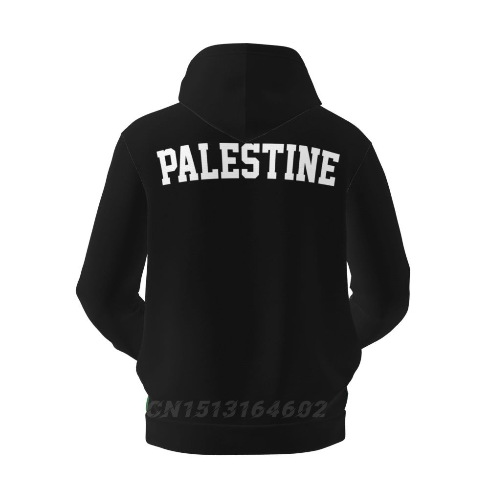 Title 4, Winter Warm Palästina Flagge 3D Fleece Hoodie m...