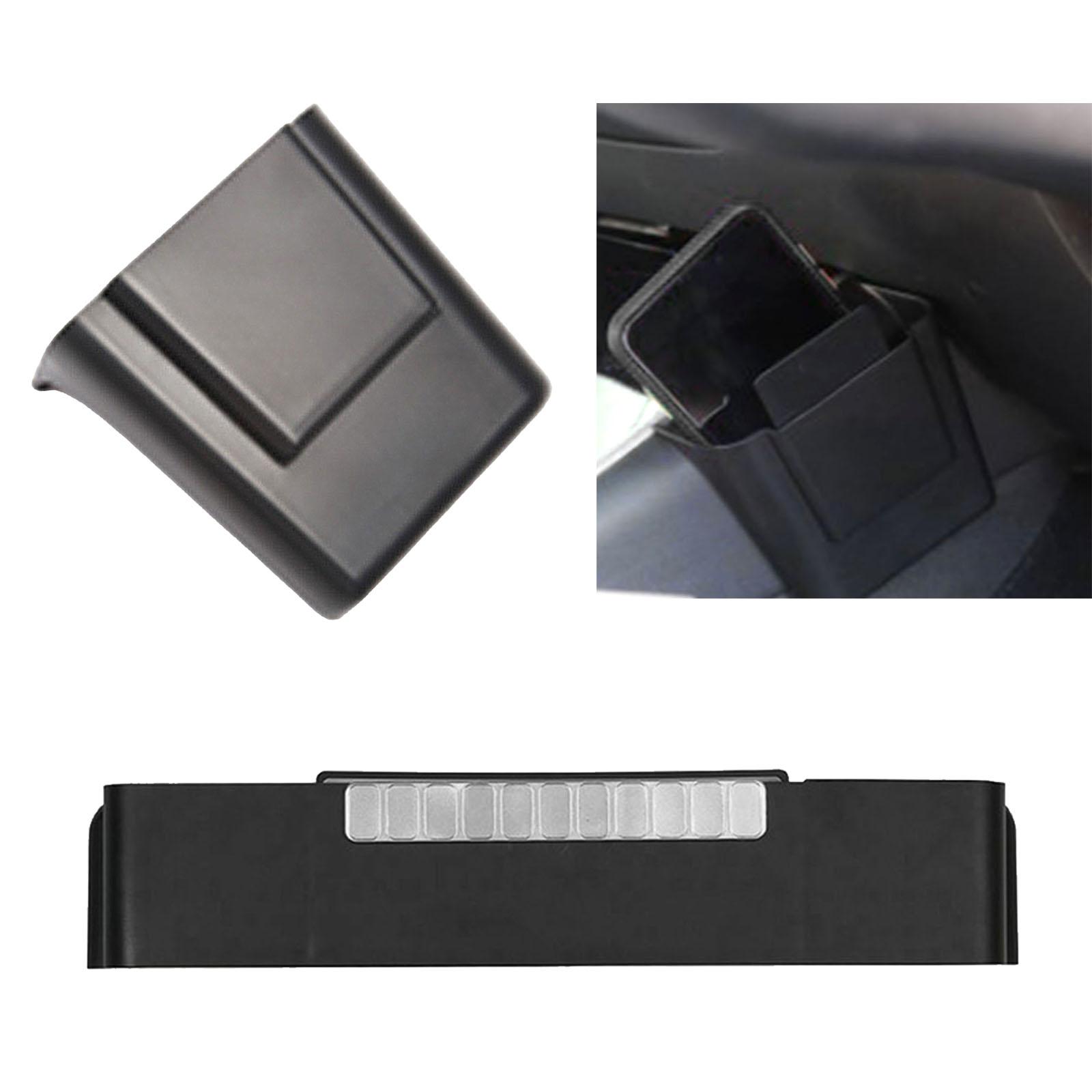 Car Center Console Storage Box Storage Parts Tissue Organizer ABS Black Car Organizers and Storage Fit for Tesla Model 3 Wallet
