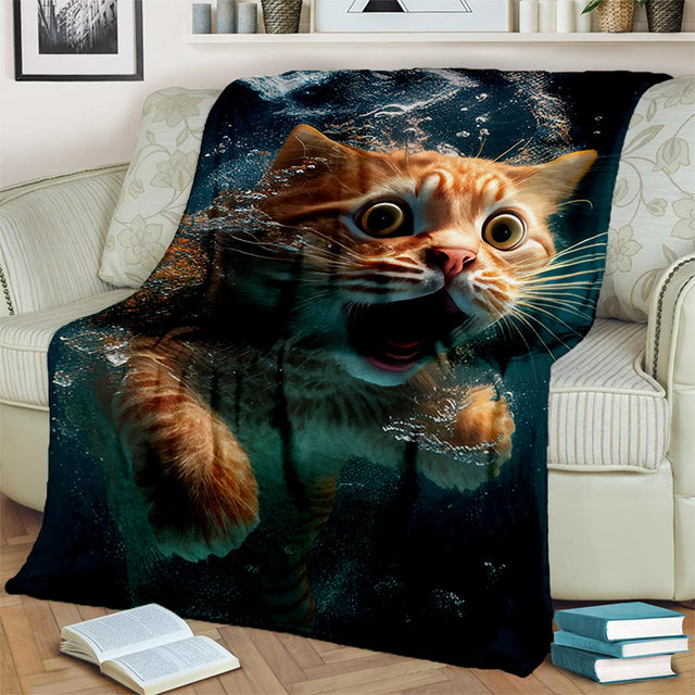 Cute Calico Cat Garfield Cat Persian Cat Ragdoll Cartoon Blanket Soft Throw Blanket for Home Bedroom Bed Sofa Cover Blanket Kids AliExpress