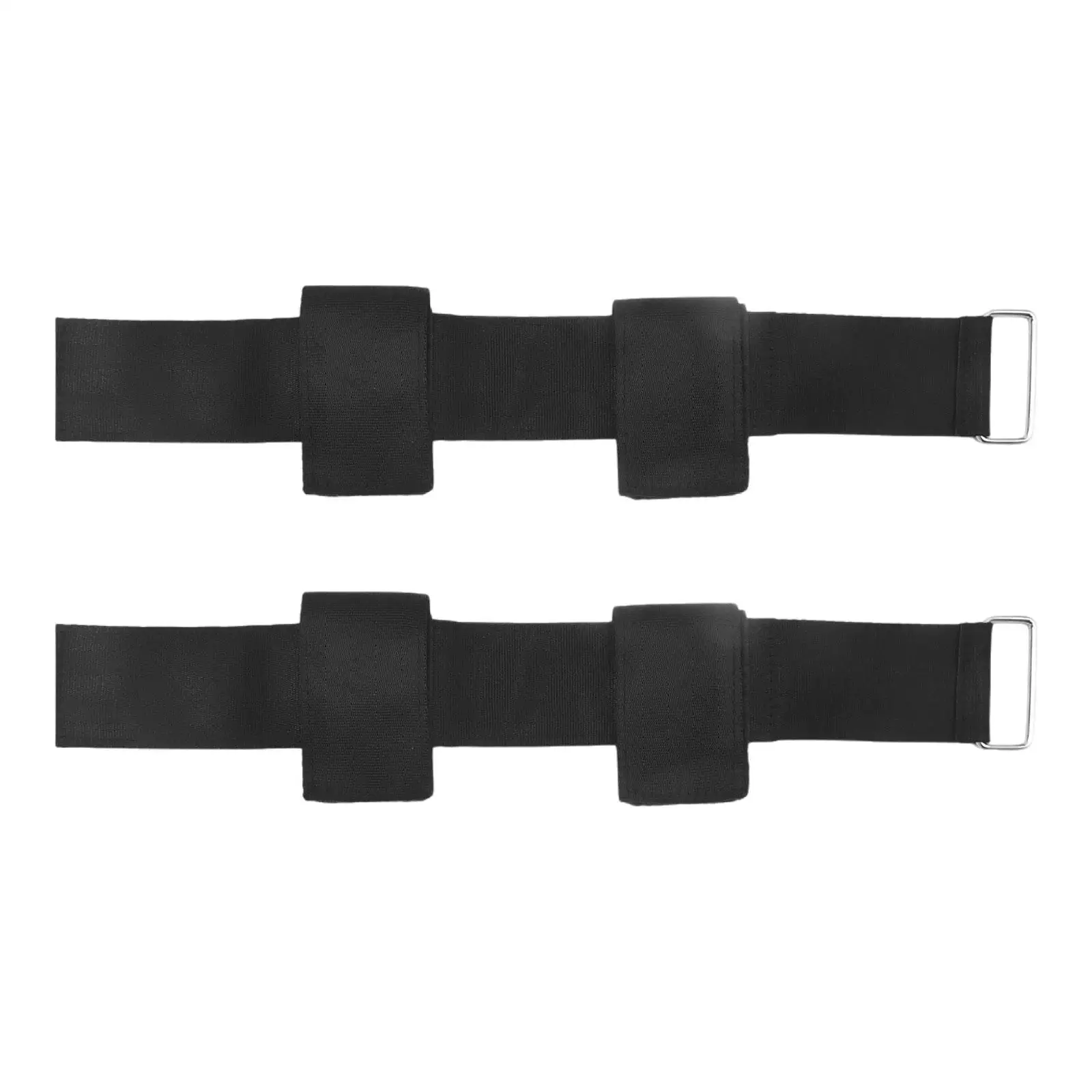 2 Pieces Dumbbell Foot Straps Wear Resistant Leg Kickbacks Leg Extensions Weightlifting Shoe Attachment for Bodybuilding