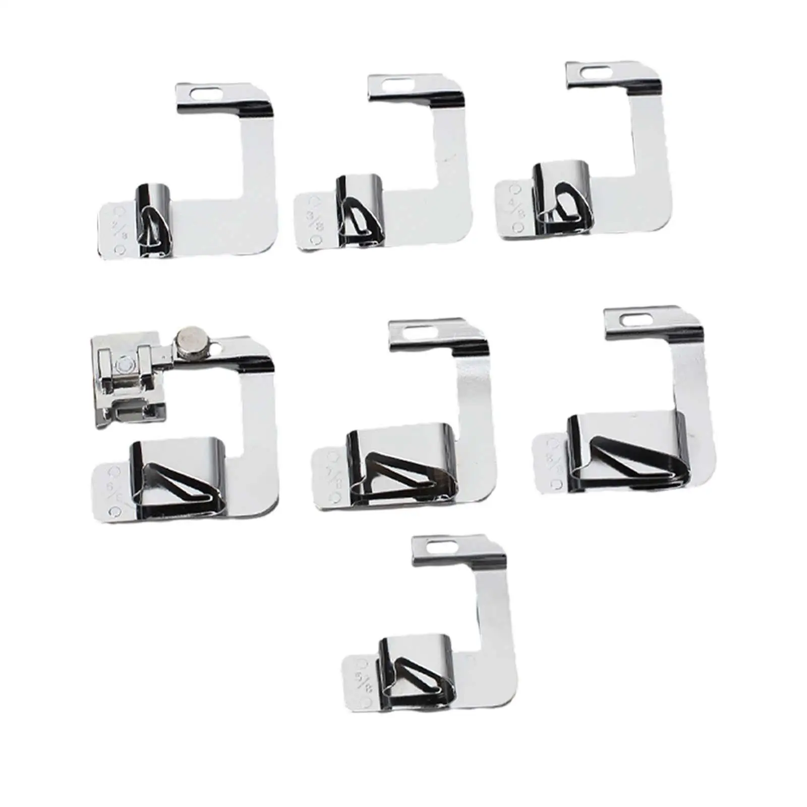 7Pcs Sewing Machine Presser Foot Kit, Rolled Hem Presser Foot, Sewing Machine Accessories