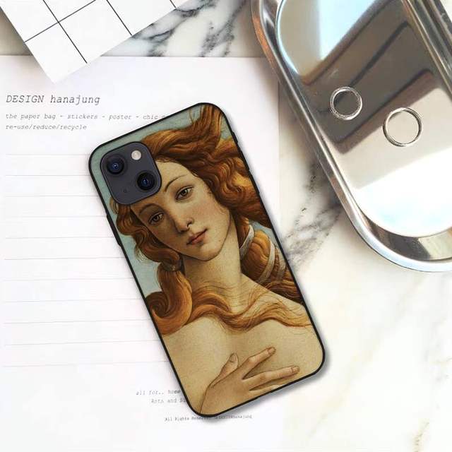 Art Birth Of Venus Phone Case For iPhone 11 12 Mini 13 14 Pro XS 