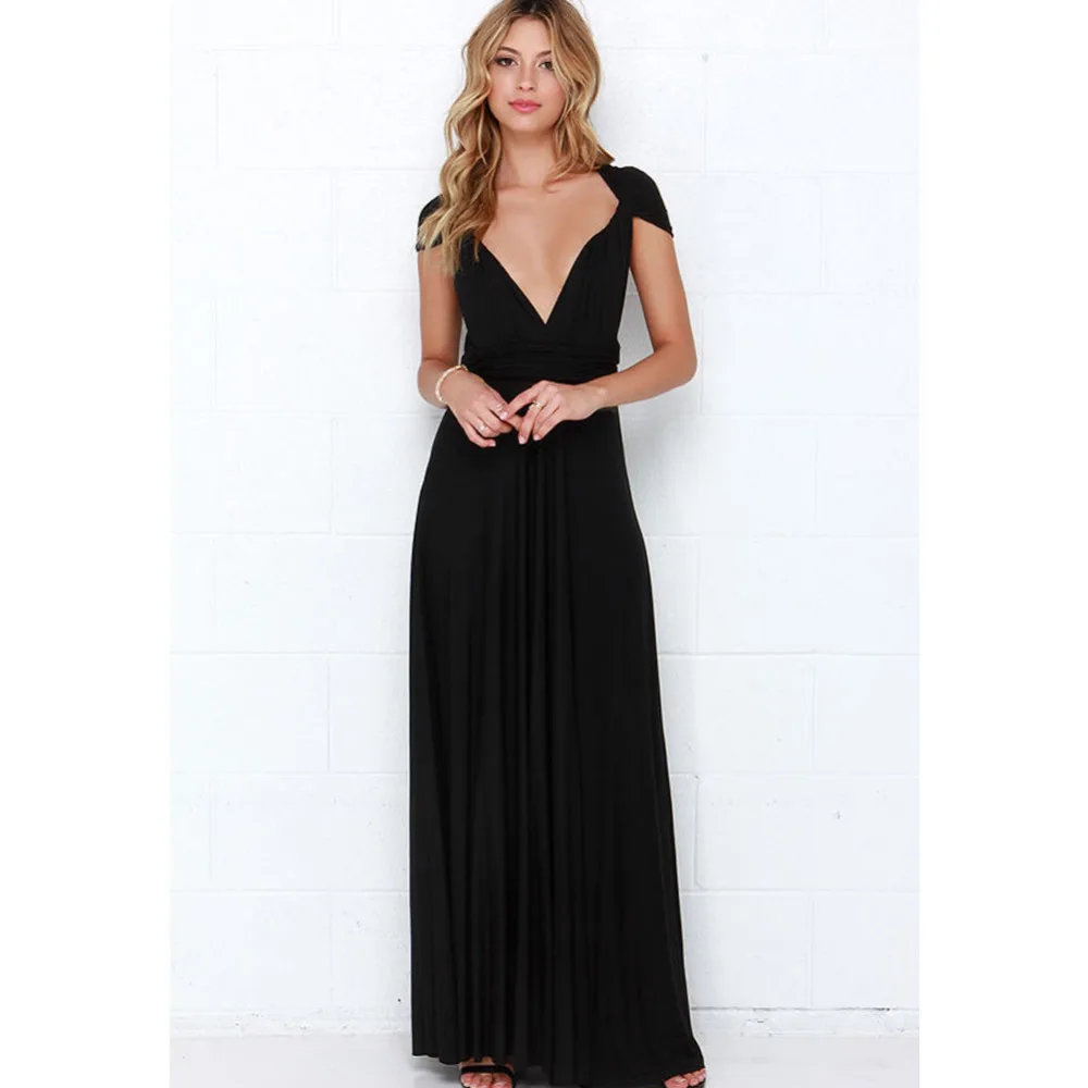 Sexy Women Maxi Dress Red infinity Long Dress Multiway Bridesmaids Convertible Wrap Party Dresses Robe Longue Femme XXL -S9677b6e9edc74a03a6340ff7c20eb59aI
