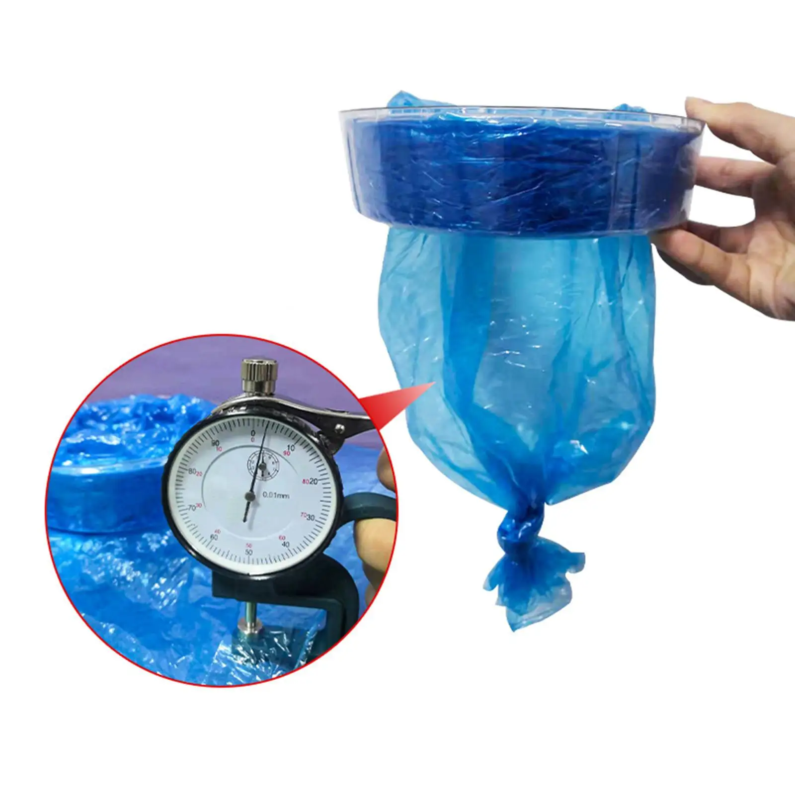 Diaper Bags Disposable Portable Rubbish Bags Waste Bag Clean up Diaper Sacks for Walking Diaper Trash Can Bathroom