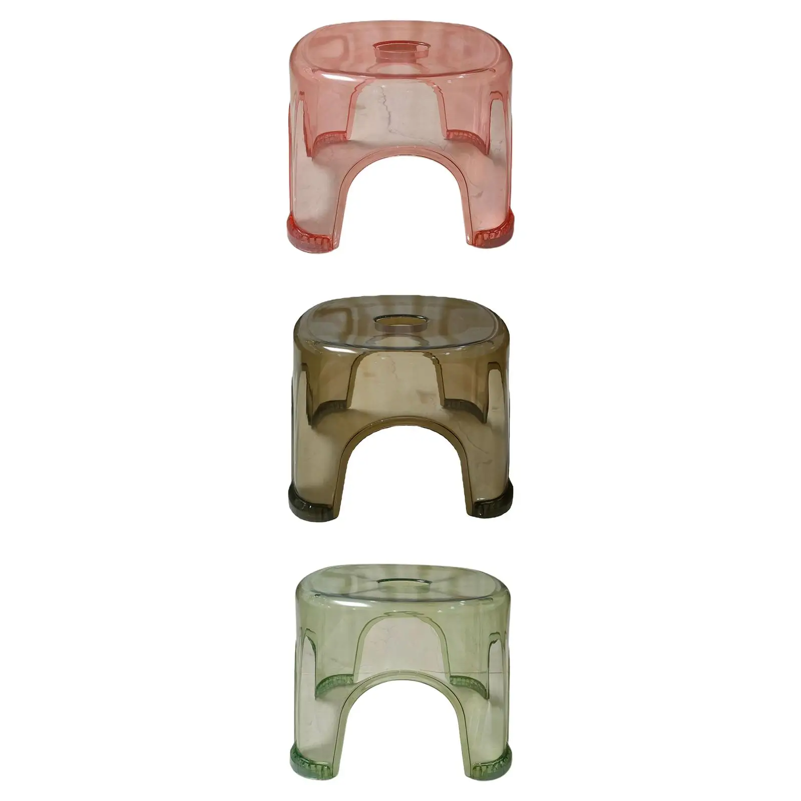 Small Stool Sturdy Lightweight Stable Step Stool Shoe Stool Potty Stool for Bedside Apartment Multi Scene Bedroom Living Room