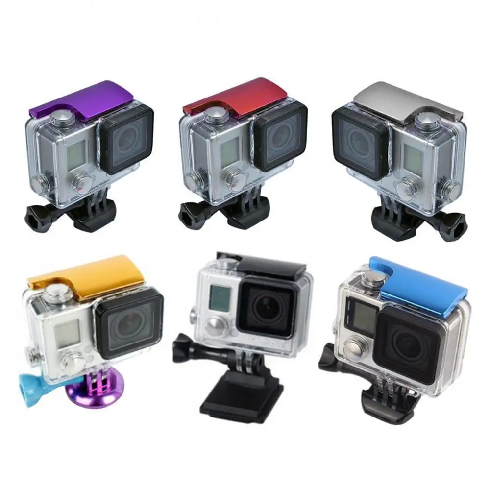 Aluminum Alloy Waterproof Housing Case Lock Buckle for Gopro  3+/4 Camera  Red