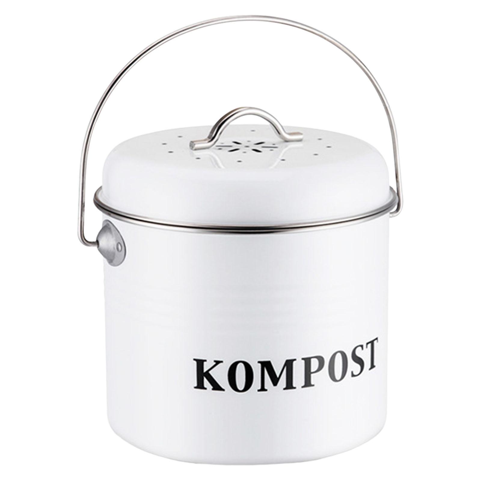 Compost Bin Odor Filtration Farmhouse Trash Food Waste Rust Compost Bin Odor Filtration Farmhouse Trash Food Waste Rust