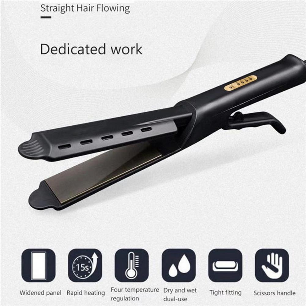 Title 15, 2 In 1 Hair Straightener And Curling Iron Ceram...