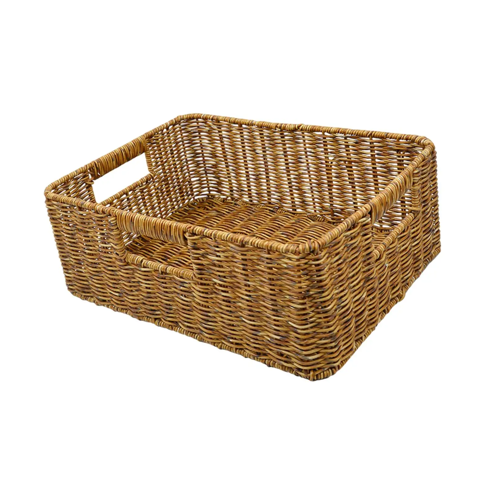 Rattan Basket Fruit Basket for Bathroom Kitchen Countertop Living Room