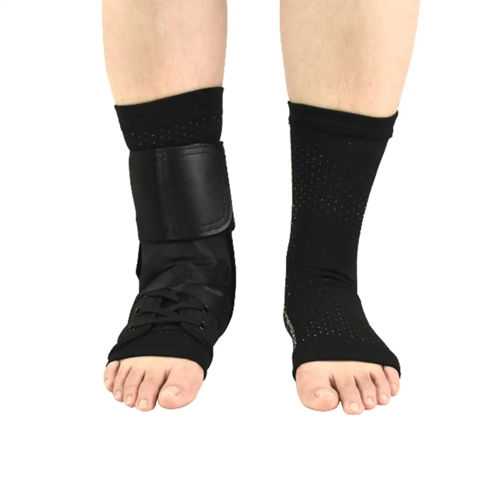 Ankle Brace Suppor Compression Socks Sleeve Pain for Running Soccer Football