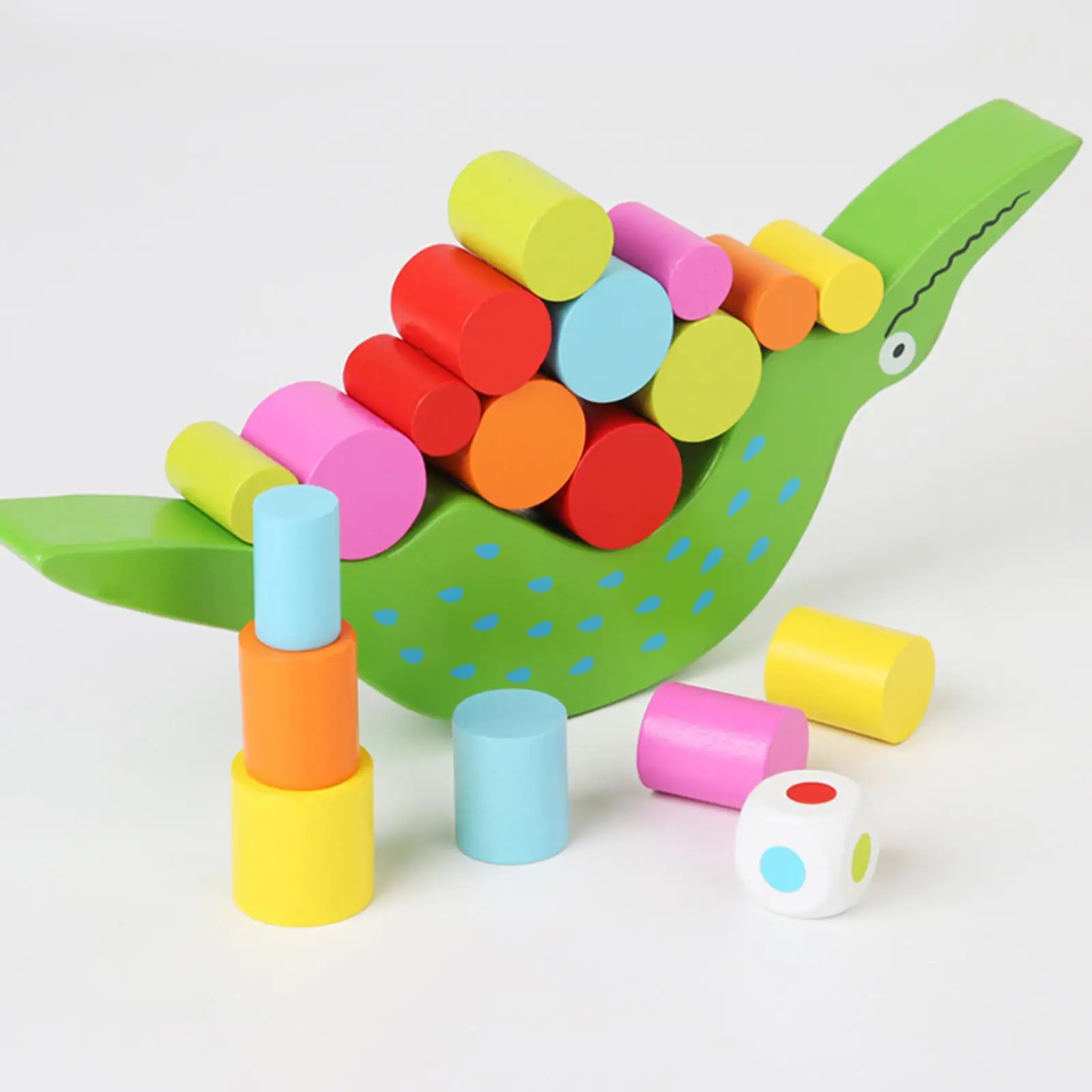 Wooden Stacking Toys Education Puzzle Toys Wooden Blocks for Age 2 3 4 5 6 Children