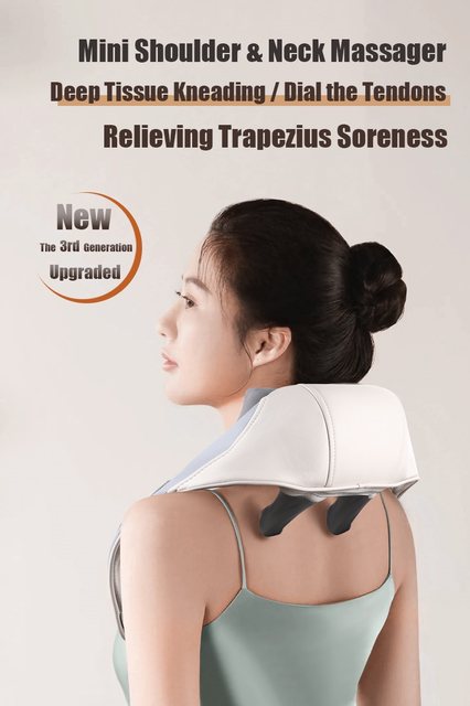 Buy Wholesale China Oem 4 Massage Heads Kneading Neck Massager Shoulder  Neck Massage Machine Trapezius Muscle Massager & Trapezius Muscle Massager  at USD 18.5