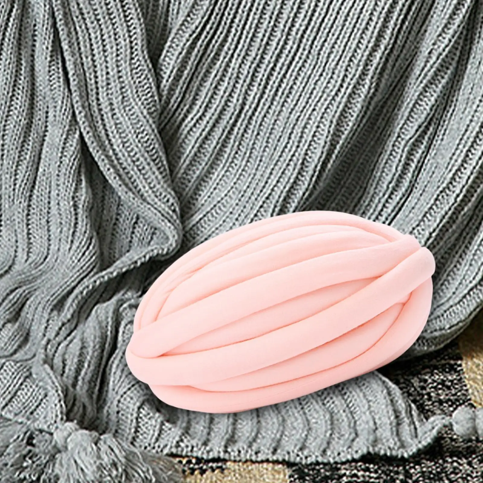 Coarse Wool Yarn Bulky Jumbo Wool Yarn Filling Soft Washable Arm Knitting for