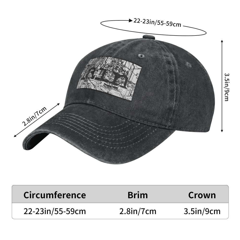 Wort Baseball Caps Schirmmütze Serielle Experimente Lain Anime Sonnenschutz Hüte für Männer – Detail 2