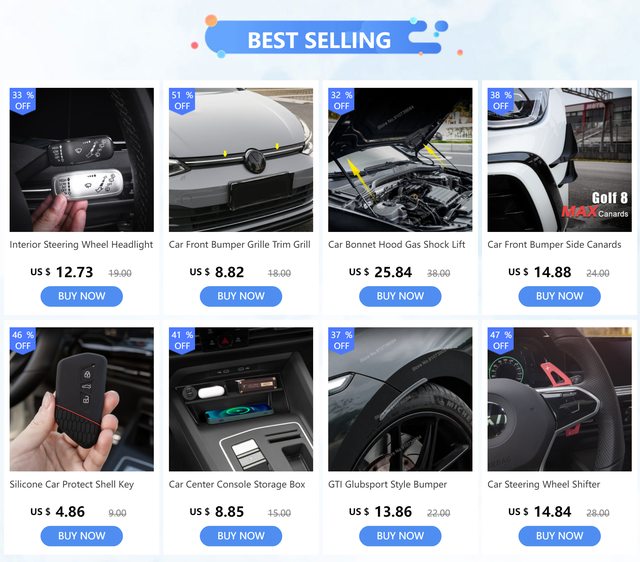 Copritubo Scarico Per Golf 8 MK8 2020-2021 - Nero Brillante - Foto 9