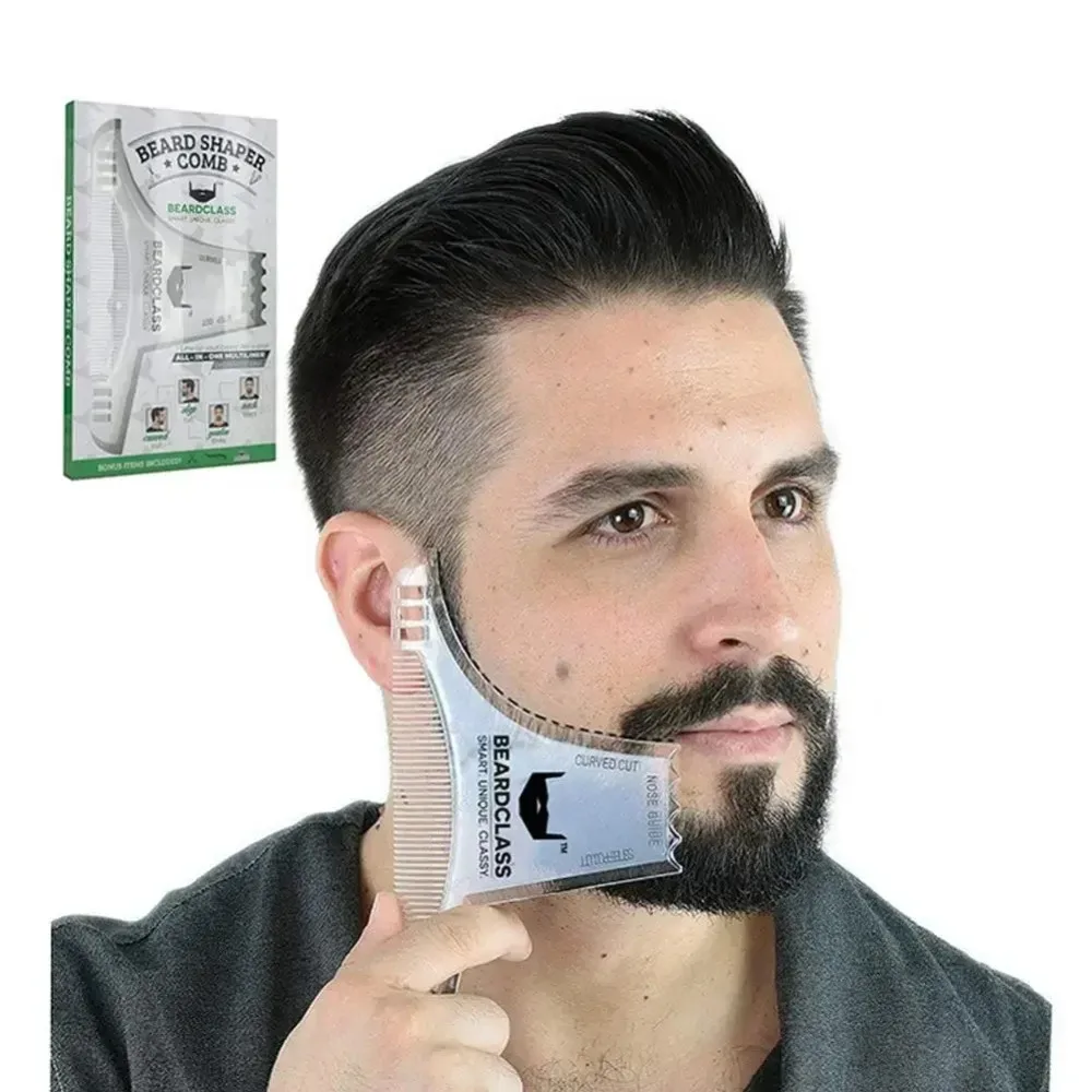 Best of 1Pc Beard Hair Combs Men Beard Shaping Styling Template Men Shaving Tools Barber Comb Hair Beard Trim Template Styling Tools Reviews & Tips