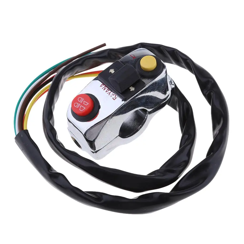 LED Light Motorcycle Handlebar Turn Signal Light Controller Switch