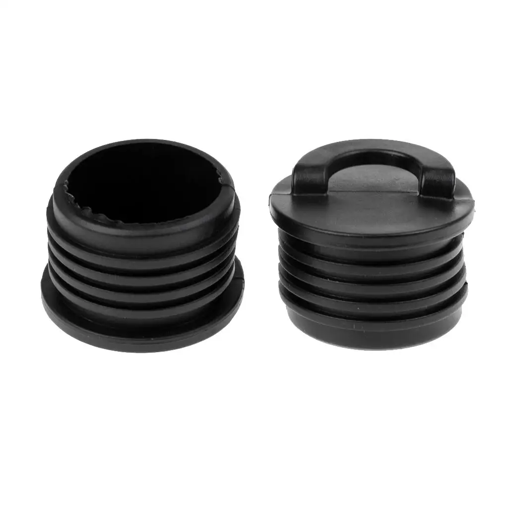 Rubber Boat Stopper, 2Pcs Boat Canoe Kayak Marine Boat Scupper Stopper, Bungs Drain Holes Plugs Replacement