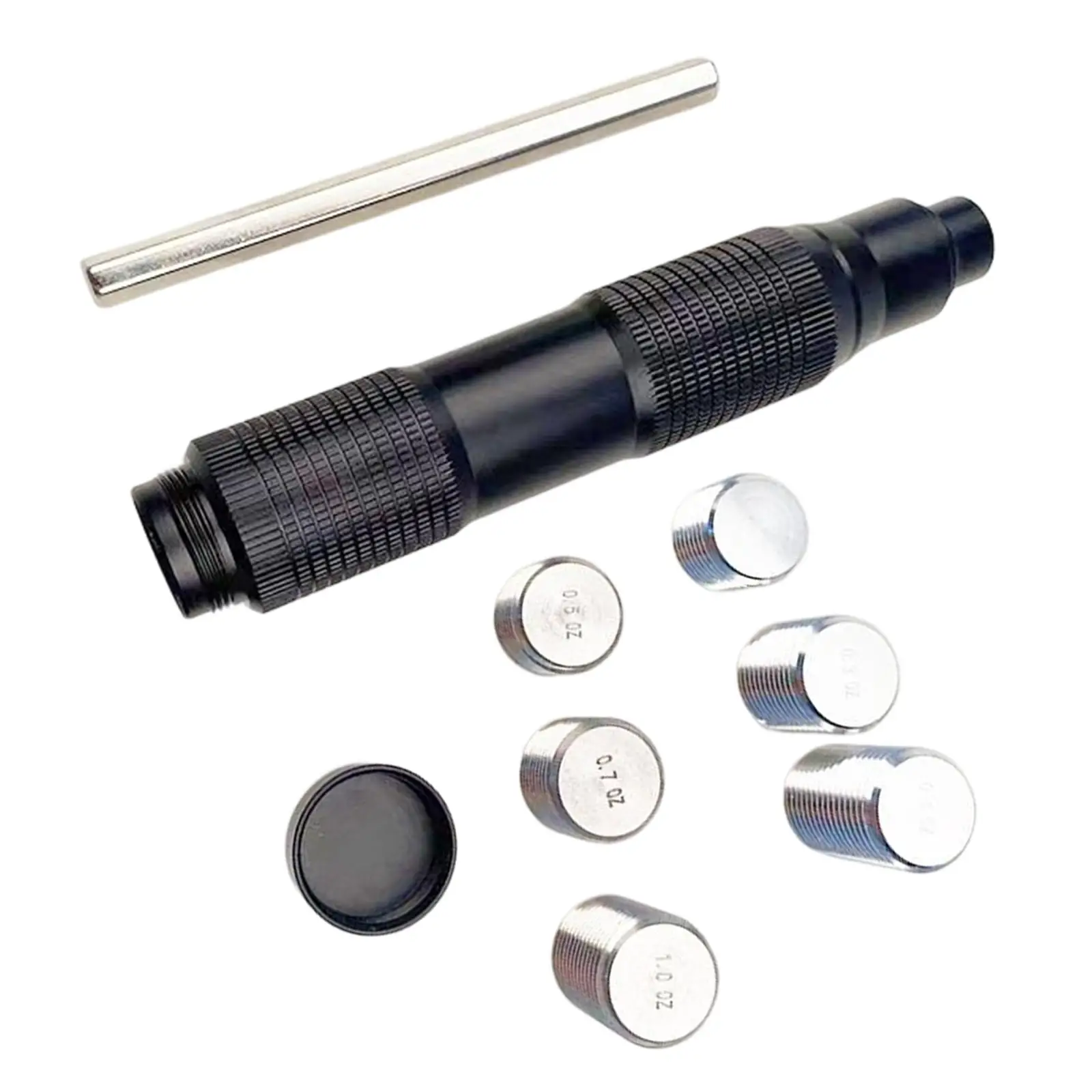 Billiards Cue Extension with Screws Cue End Lengthener Weighted Pool Cue