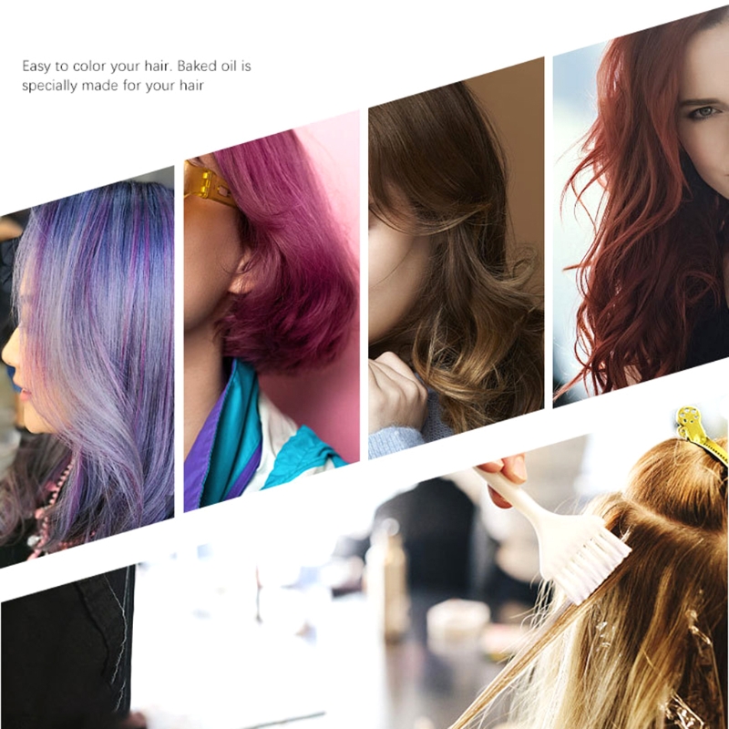 Description Picture 5 of item1 Set Non-slip Handle Dyeing Hair Brush Bowl  Hairdressing Styling Tool Bleach Dye Cream Accessories for Salon Home Wholesale