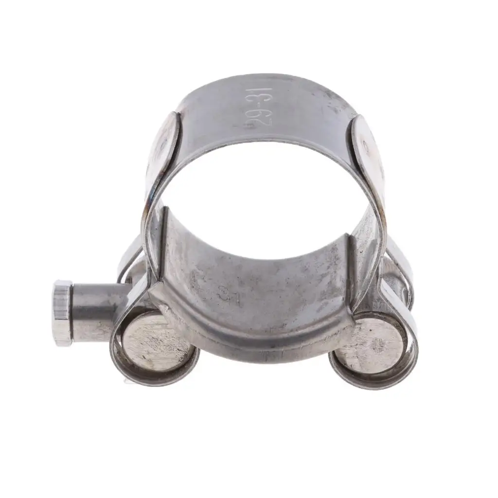 Motorcycle Stainless Steel Exhaust Band Clamp Fits for Exhaust  29-31mm