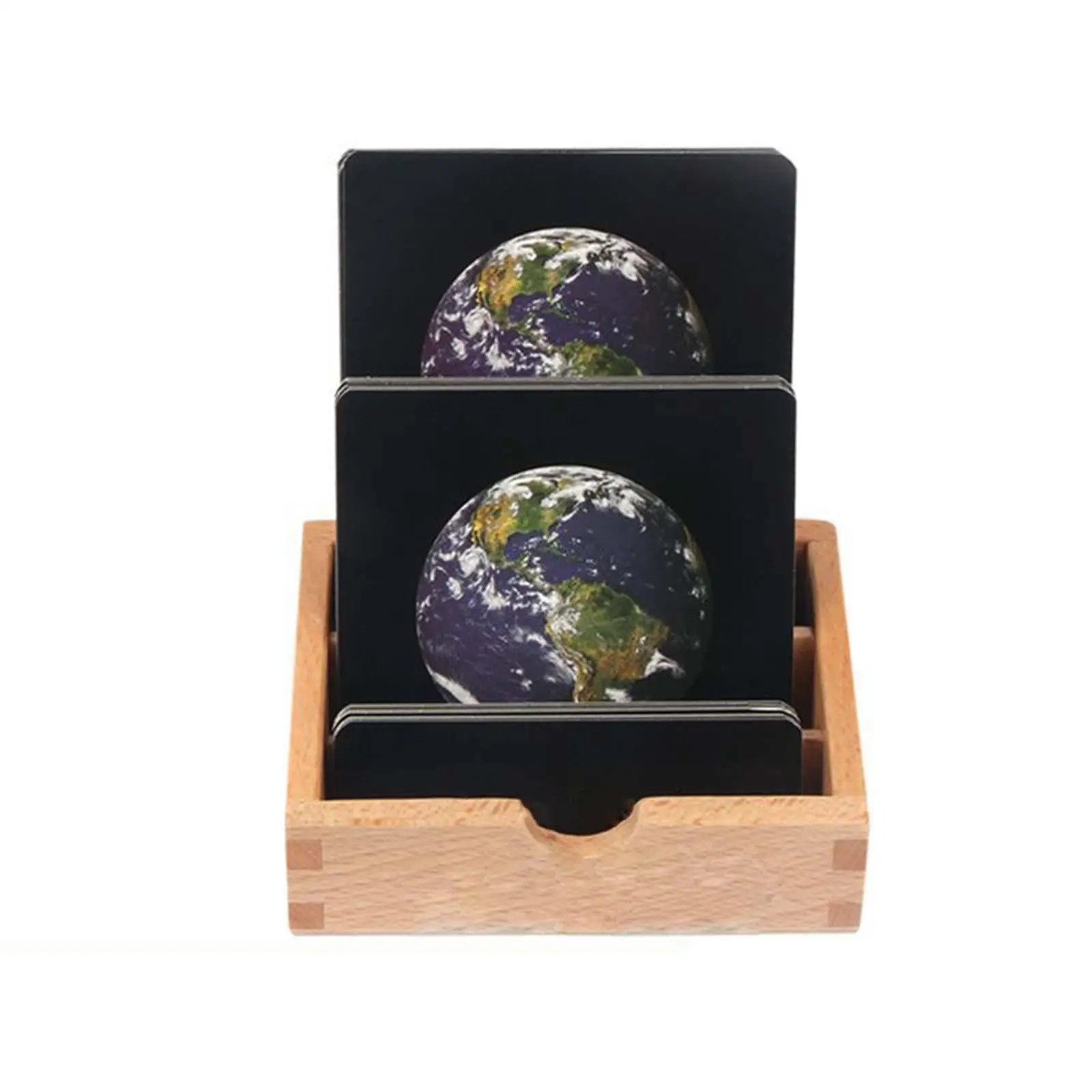 Montessori Cards Display Box Tarot Card Container Game Card Case Card Case Holder Cards Storage Box for Kids Boys Girls Toddlers