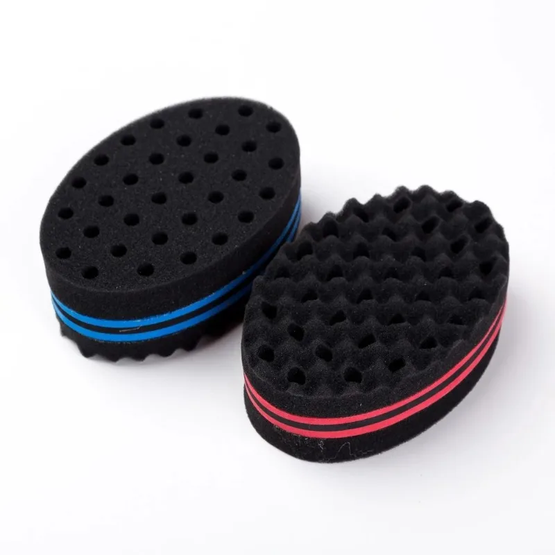 Best of Oval Double Sides Hair Brush Sponge Brush For Natural Afro Coil Wave Dread Sponge Brushes Hair Braids Braiding Hair Reviews & Tips