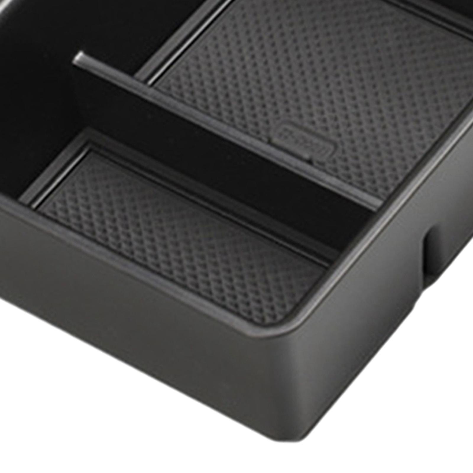 Car Armrest Storage Box Armrest Hidden Storage Box Car Accessory Armrest Console Insert Box for Audi Q4 E-tron 2021-2023