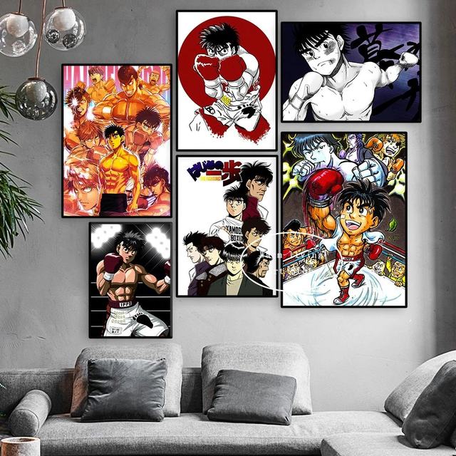 Japão Dos Desenhos Animados Anime Hajime no Ippo Personagens Imagens Para  Sala de estar Comic Art Home Wall Decor Pintura Canvas Print Posters -  AliExpress