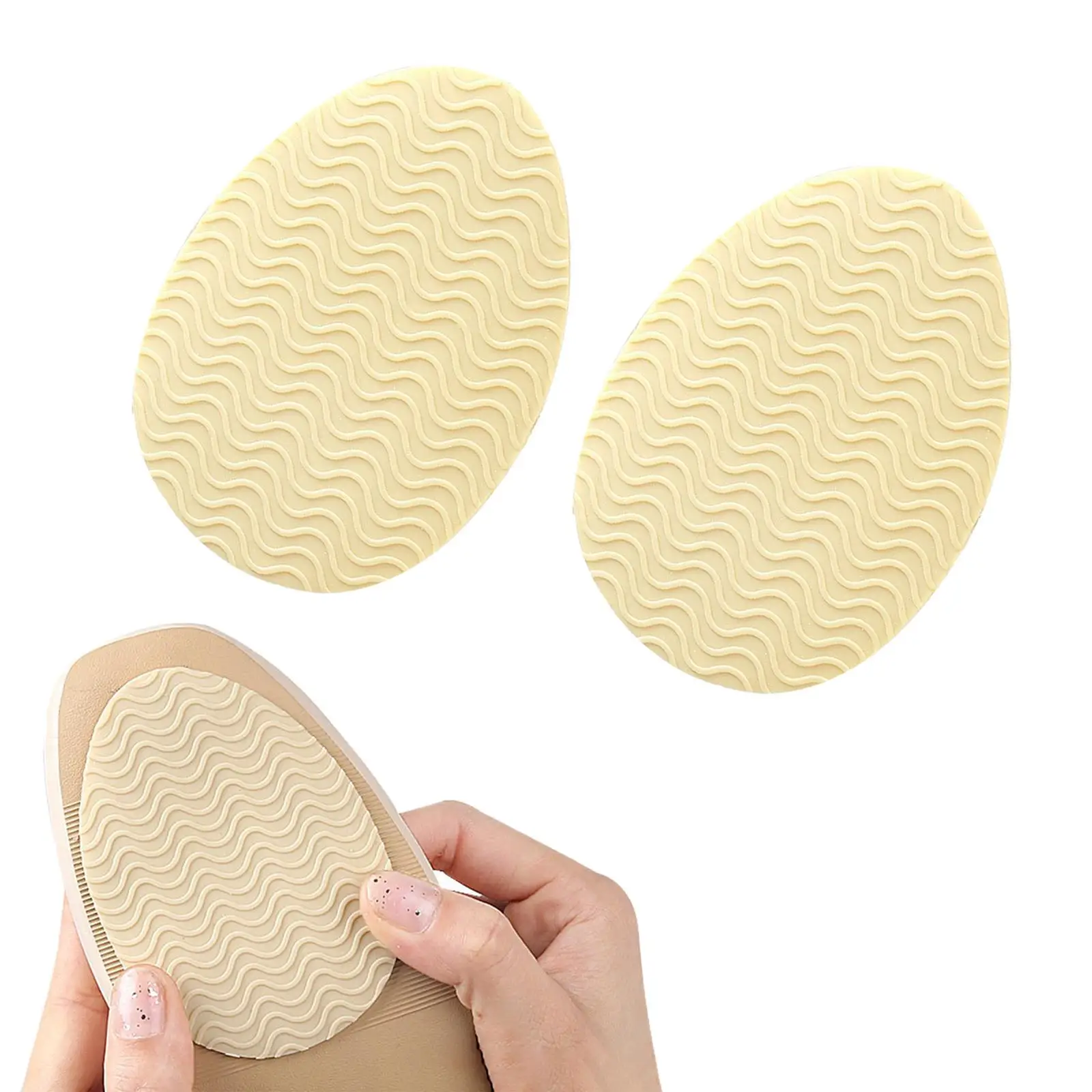 1 Pair Non Slip Shoe Pads Anti Slip Rubber Sole Protectors Sole Stickers for High Heels
