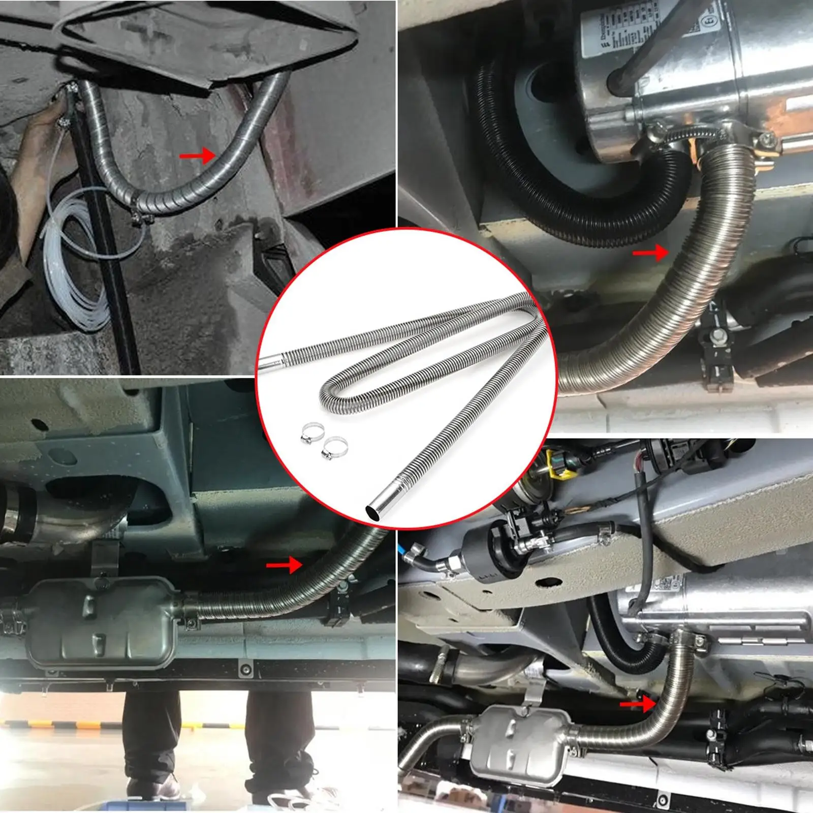 Air Diesel Parking Heater Heater Exhaust Pipe Exhaust Pipe Hose Upgrade