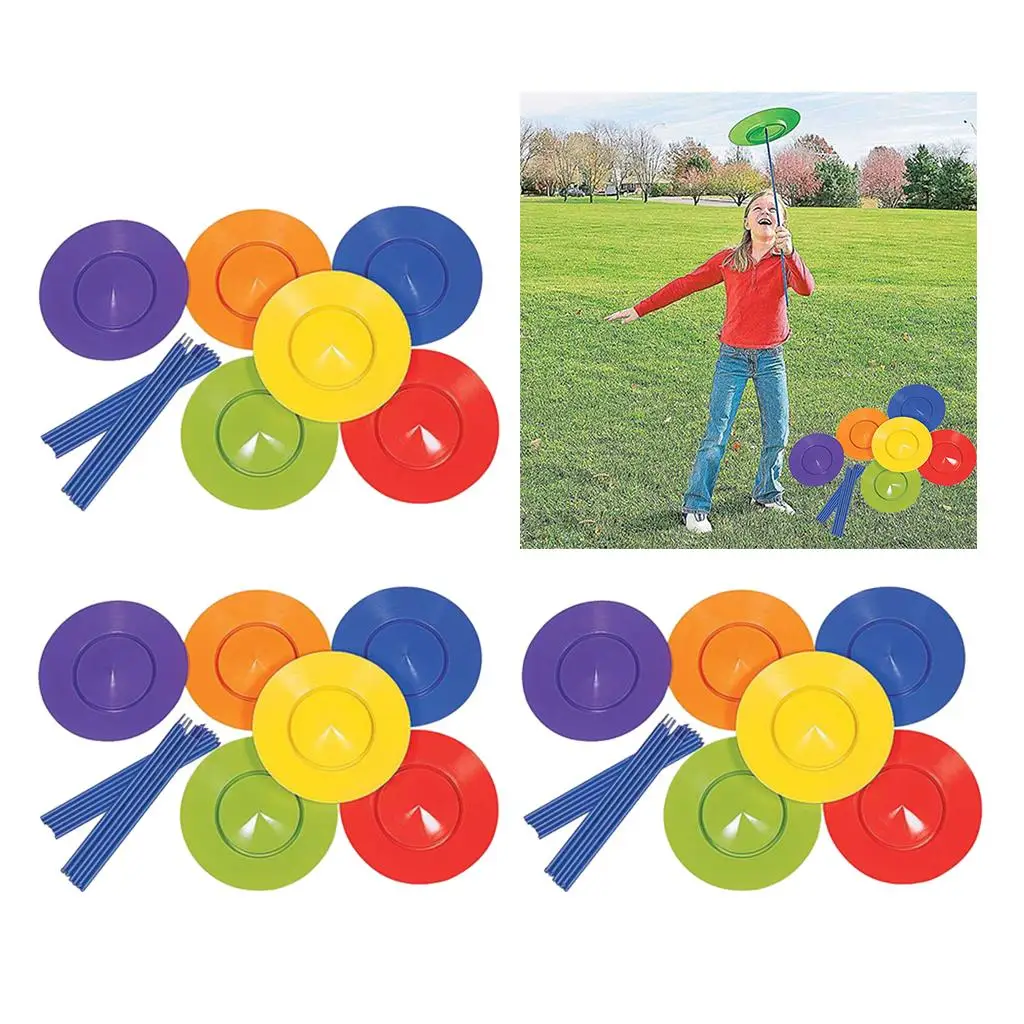  Juggling Set / Games Set with Juggling Plate  Stick, Children