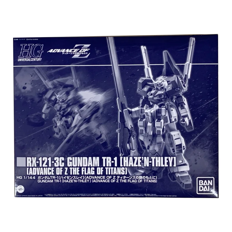 Bandai Original Gundam Model Kit Figure HG RX-121-3C TR-1 Action Figure Toy