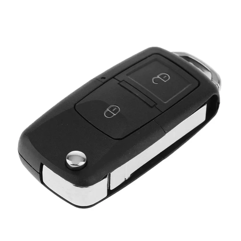 2 Buttons Car Flip Remote Key ID48For Golf MK4 Part Number:1J0959753CT