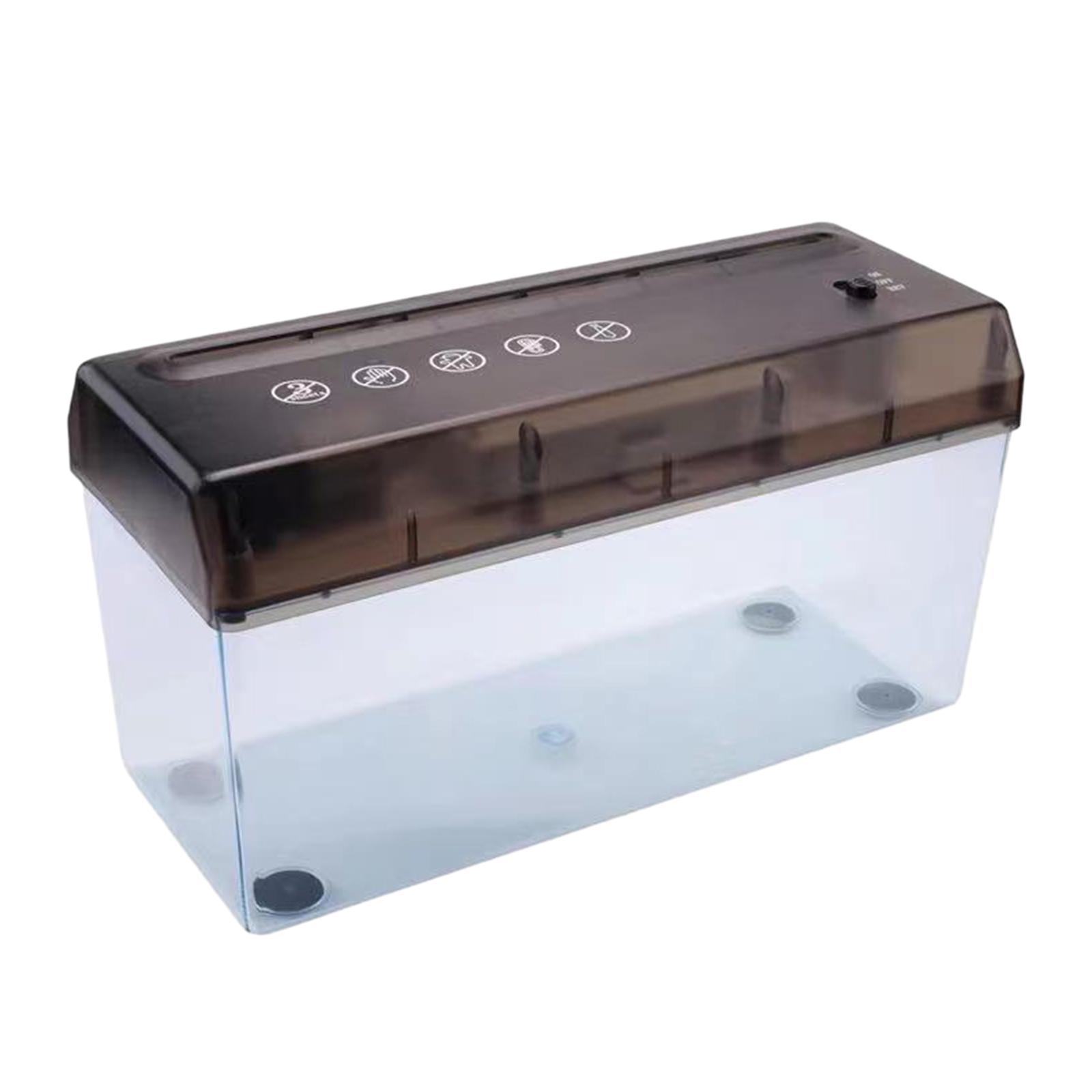 USB Paper Shredder A4 Paper Cutter Electric Mini Shredder Paper Cutting Machine Office Home School Desktop Stationery