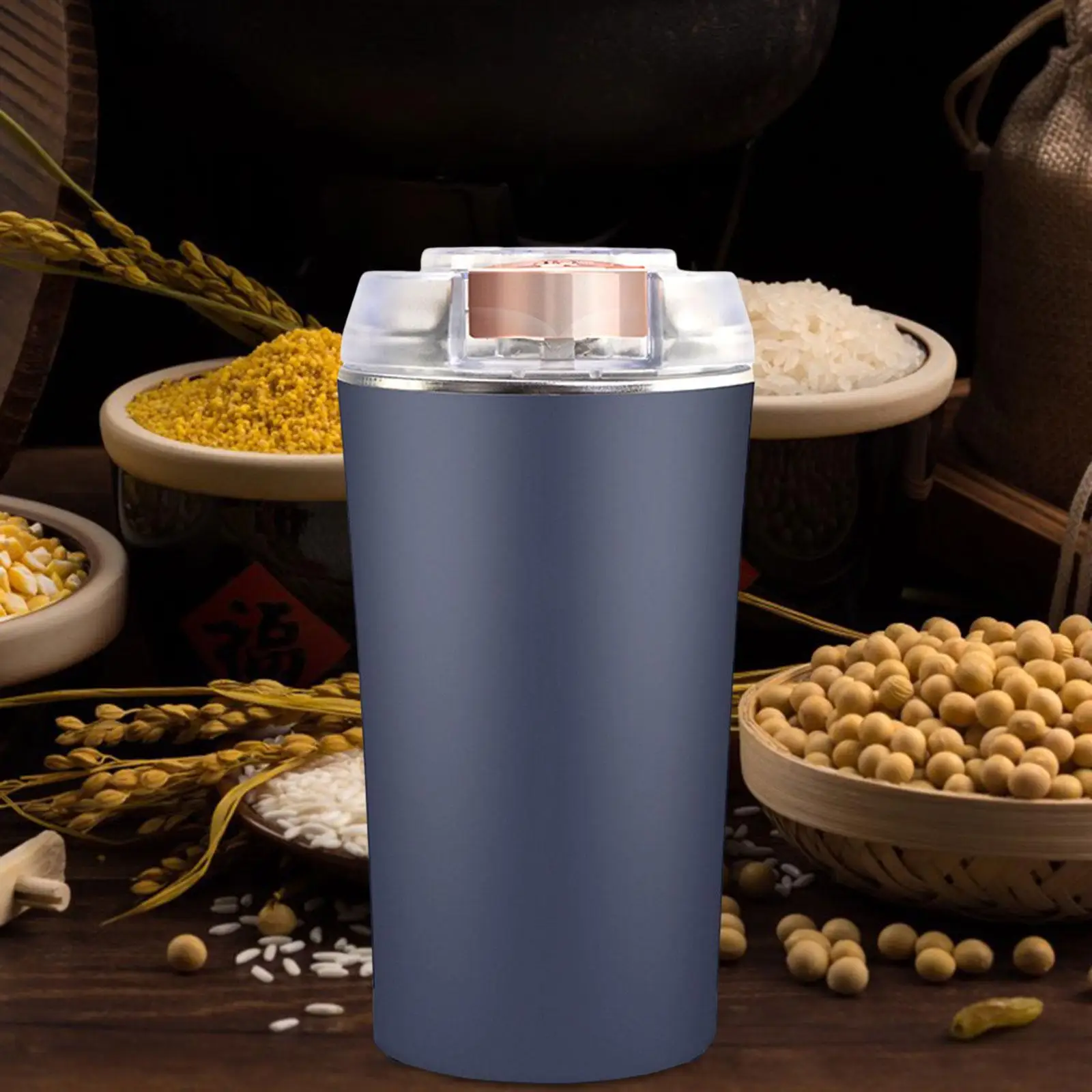 Coffee Bean Grinding Stainless Steel 200W Electric Grinding Machine Electric Grain Mill Grinder for Nuts Bean Coffee Spice