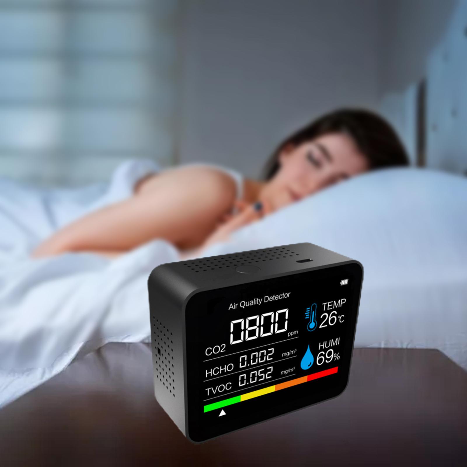   Dioxide Monitor Multi-Function Air Quality Monitor for Living Room