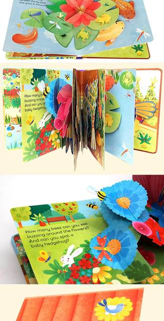 Usborne Pop-Up Garden 3D, Children's books aged 3 4 5 6