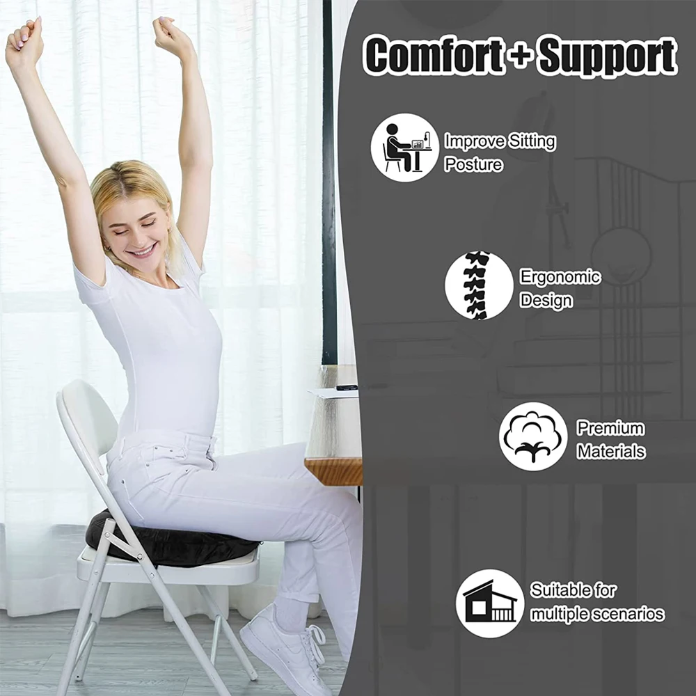 Donut Pillow for Tailbone Pain Relief, Donut Cushion for Pregnancy and After Surgery Sitting Relief, Seat Cushion for Desk Chair