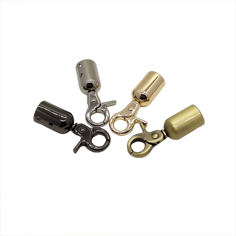 Taschengurte, Verbindungsaufhänger, Metallschnallen für Taschen, Quastenkappe, Verschluss, Handtaschengurt, Stopper, Kordelhaken, Handtaschen-Hardware-Zubehör – Detail 4