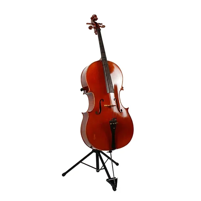 Supporto Per Violoncello Pieghevole A 3 Gambe - Altezza Regolabile 74-120cm, Imbottitura Antiscivolo - Foto 12