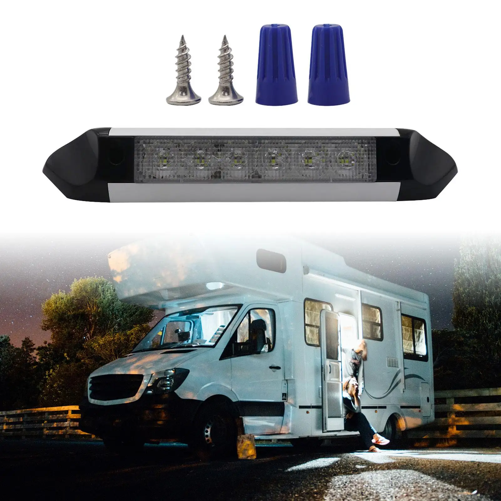 LED Lamp Low Power Consumption RV Ceiling Light for Truck Boat Yacht