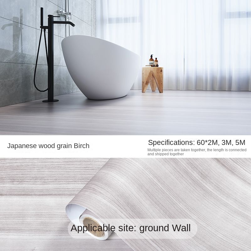 Description Picture 2 of itemFloor Pvc Self-adhesive Kitchen Bathroom Bedroom Floor Decoration Tile Sticker Wear-resistant Waterproof Anti-slip Thickening
