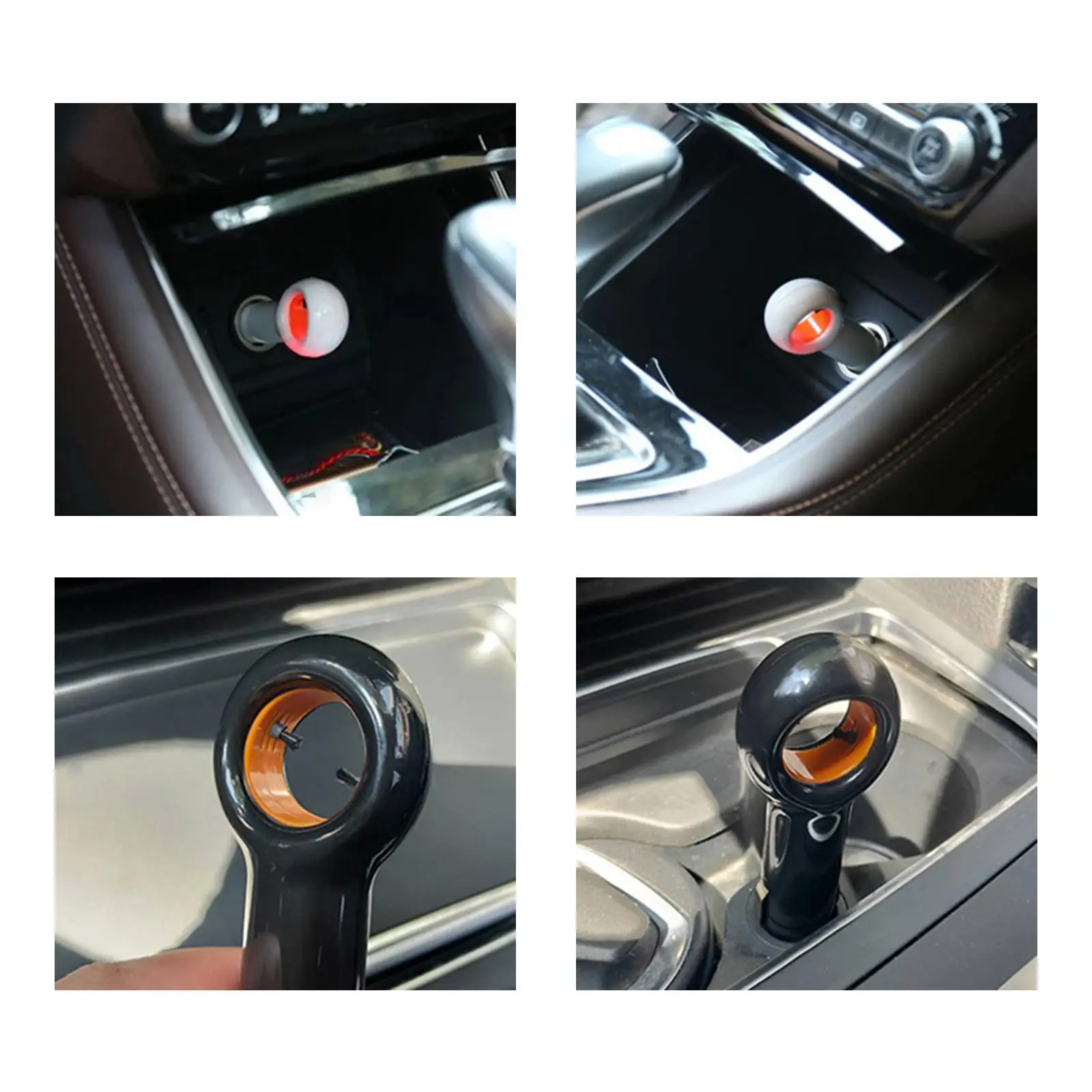 Mini Vehicle Air Purifier Car Negative Lonic Filtrar Air Purifier White Car Air Purifiers Mini Interior Accessories