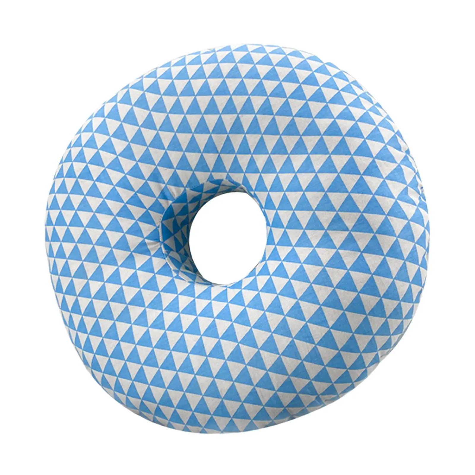 Donut Pillow Protector Sleeping Pillow Perforated Comfortable O Shaped Side Sleeping Pillow Ear Pillow for Side Sleeping