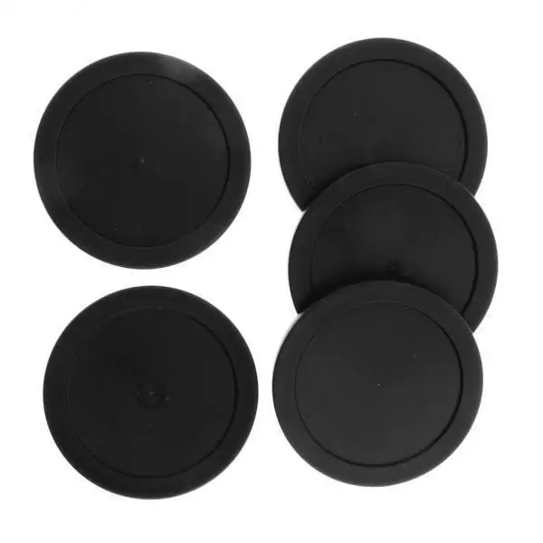 2x 5 Pieces 62mm  Replacement Pucks for Full Size  Tables Black