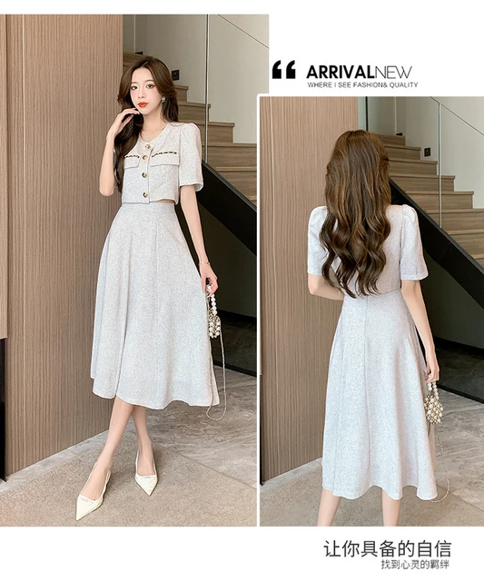 Womens Two Piece Pants Suit Korean Style Business Attire Autumn And Winter  2023 Fashion Elegant Slim Fit Small Two Piece Formal Wear From Wuyanzus,  $43.63