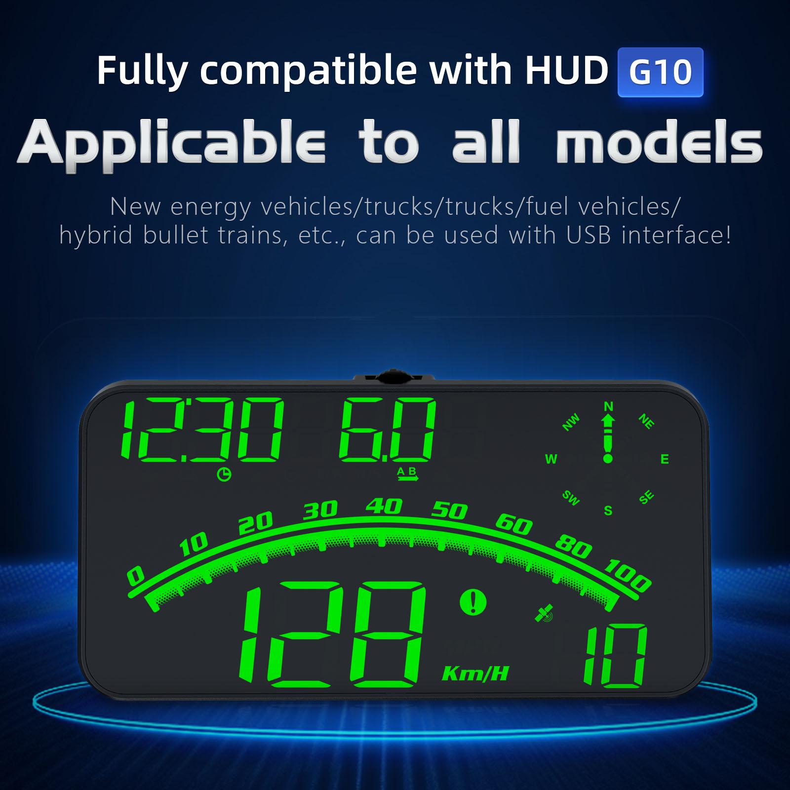 Car GPS Head up Display HUD Digital Display Fatigue Driving Reminder 4inch