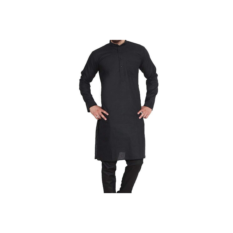 Men's Cotton Fabric Indian Ethnic Dress Tunic Kurta  Trend