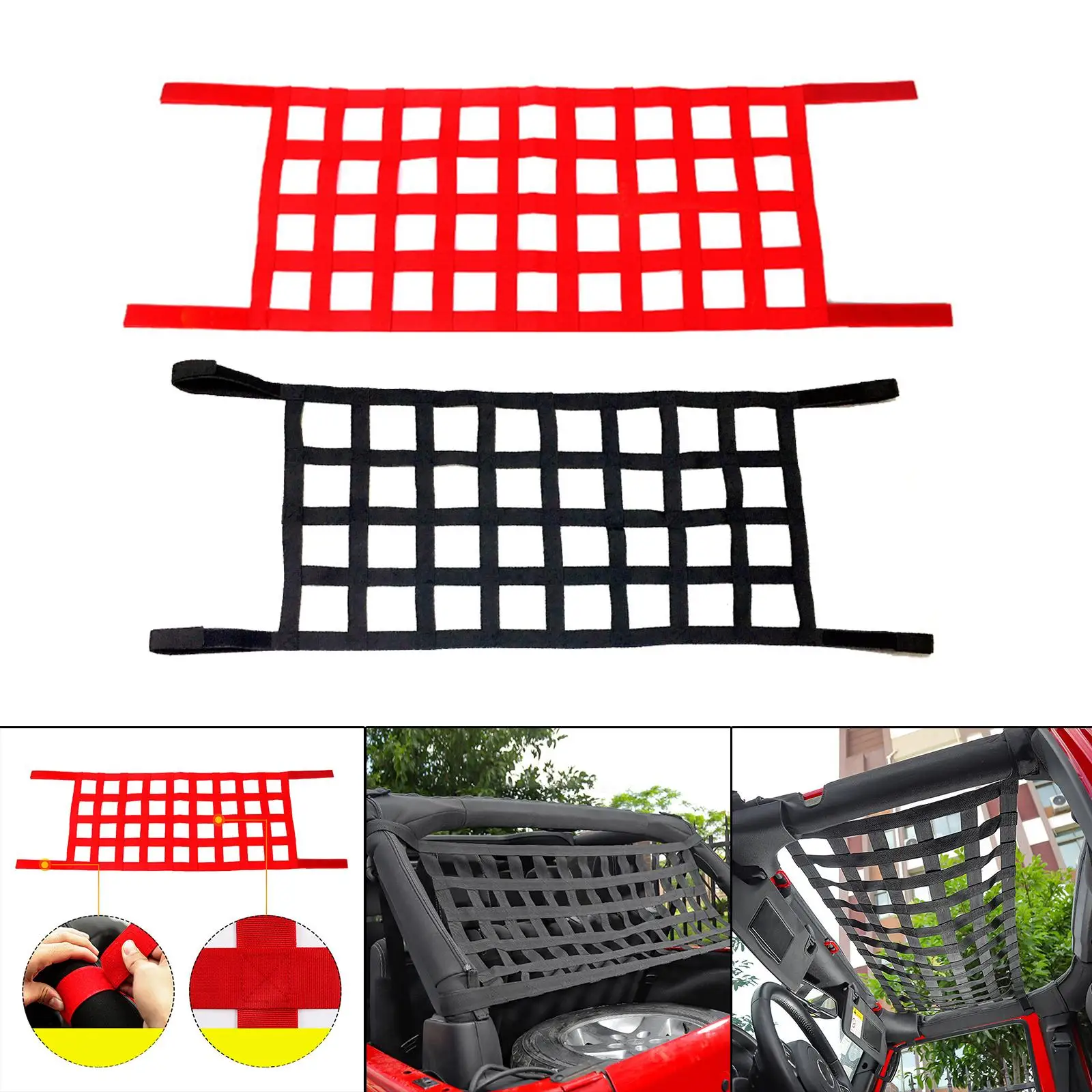 Auto k/ Interior Parts/ Car Accessories/ Multifunction /Organizer Mesh   for   JL Jlu 1987-2019